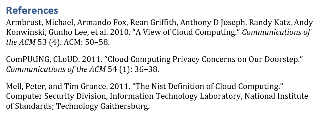 Docx end-of-document bibliography